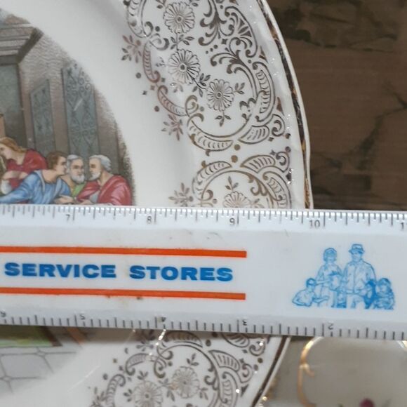 Portrayals of Jesus and His life - plates and bookmarks Vintage collectibles - Picture 5 of 10